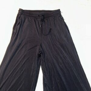 Lululemon Modal High-Rise Pants Wide Leg Lounge Black Size 4
